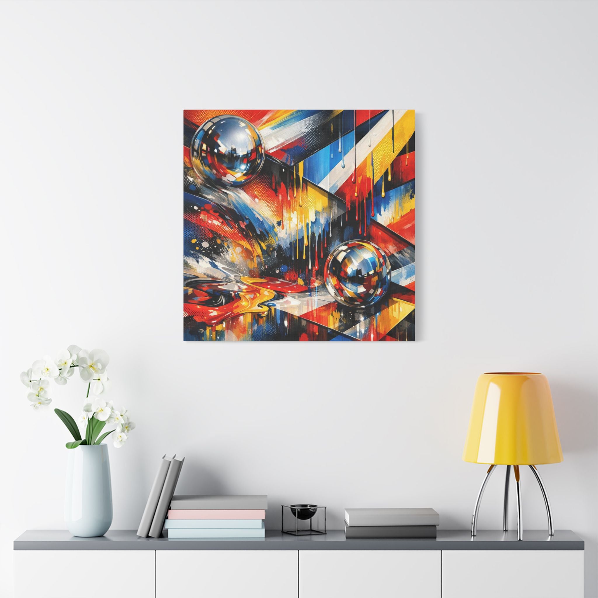 History of Art Series — Satin Canvas Print