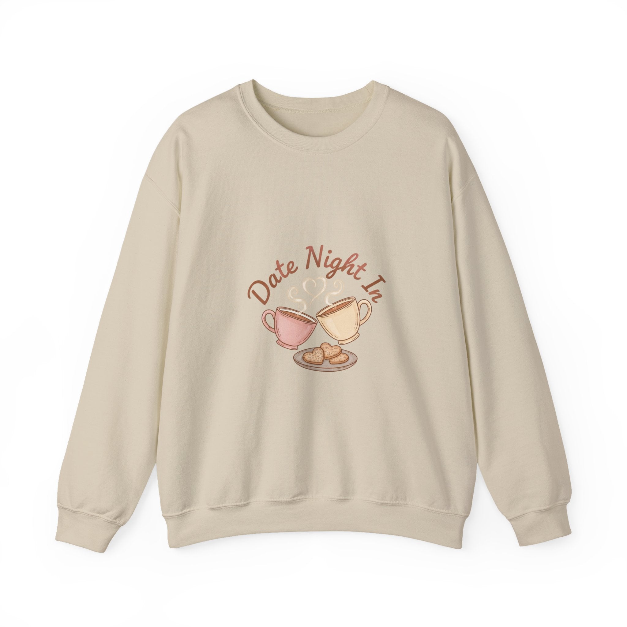 Date Night In Sweatshirt | cozy couple, candlelit snuggle