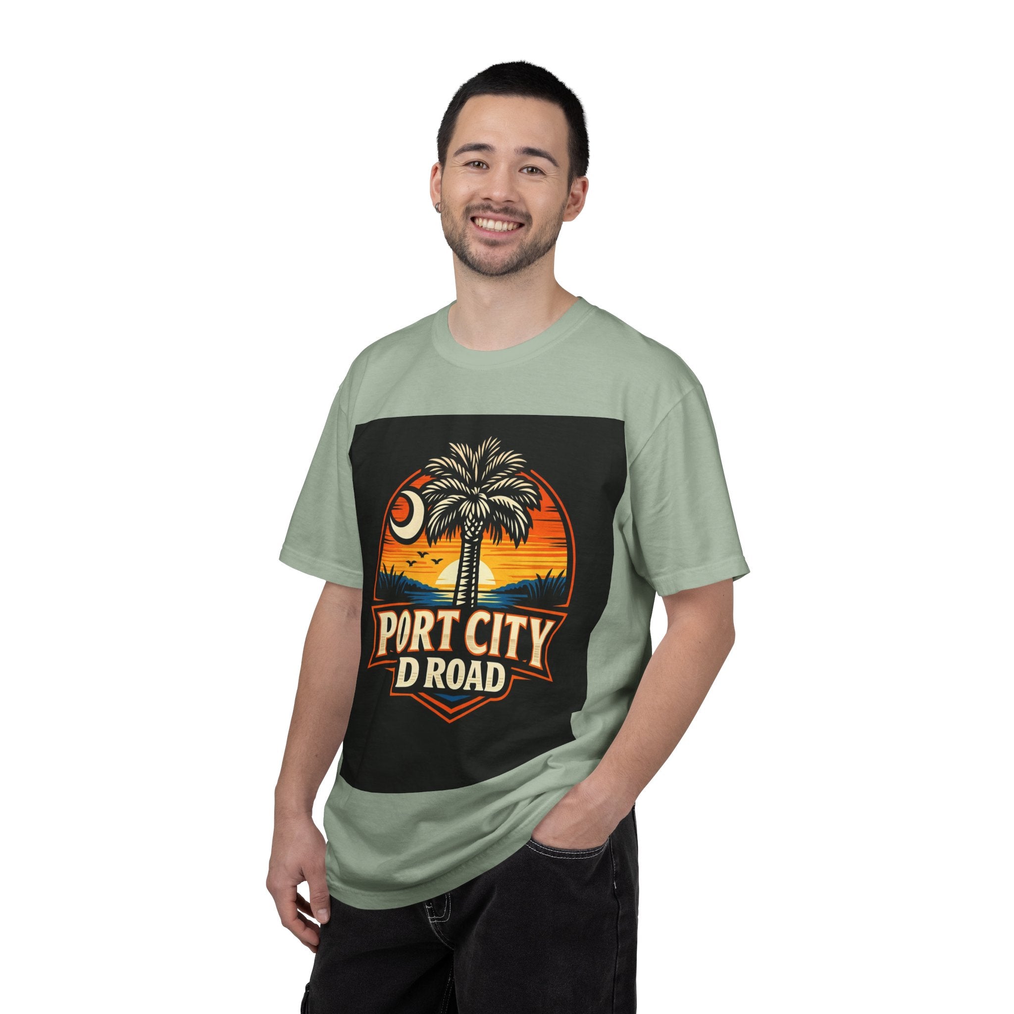 Tropical Sunset Palm