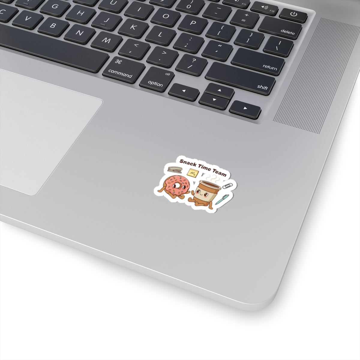 Snack Time Team Sticker | office humor, coffee fuel, meeting memes