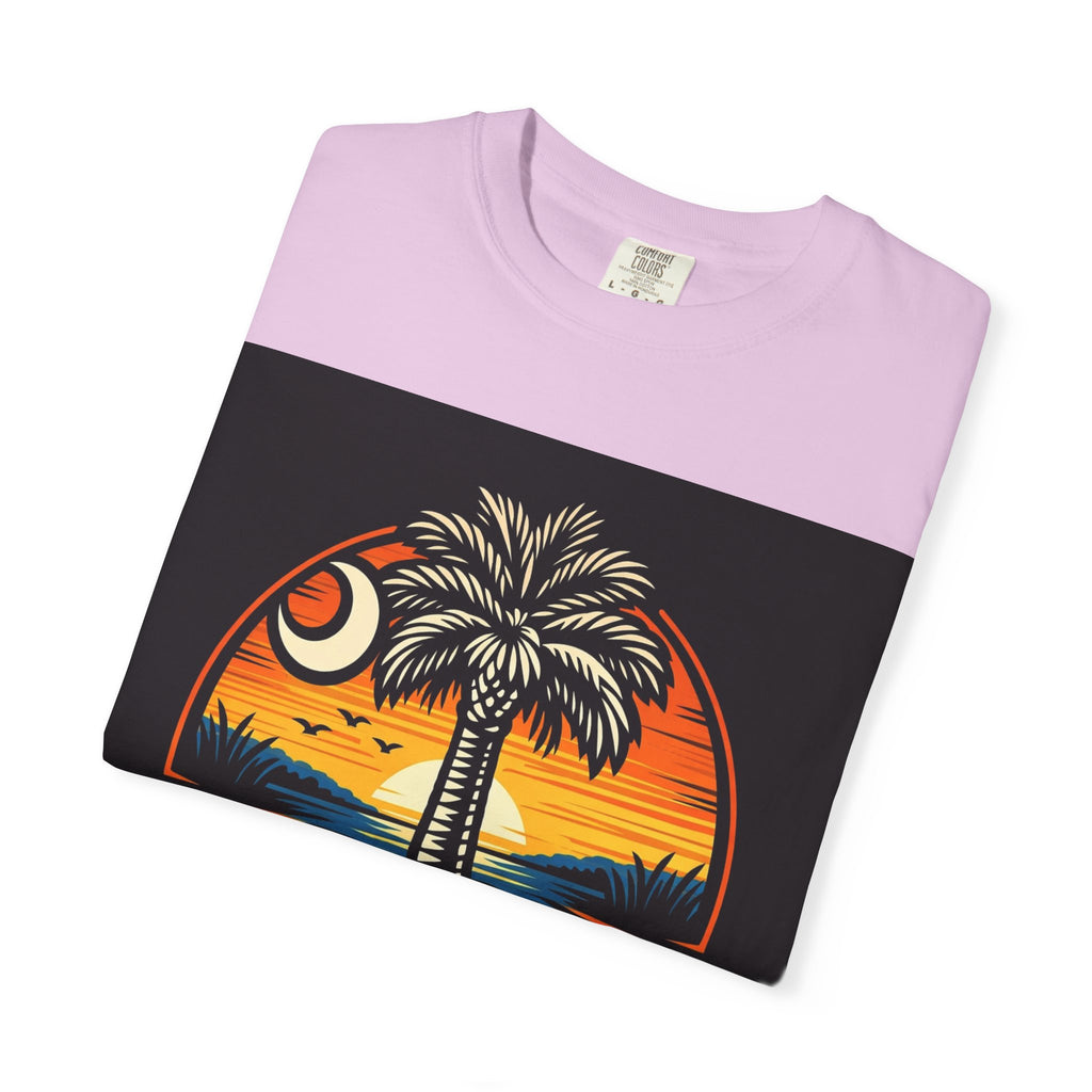 Tropical Sunset Palm