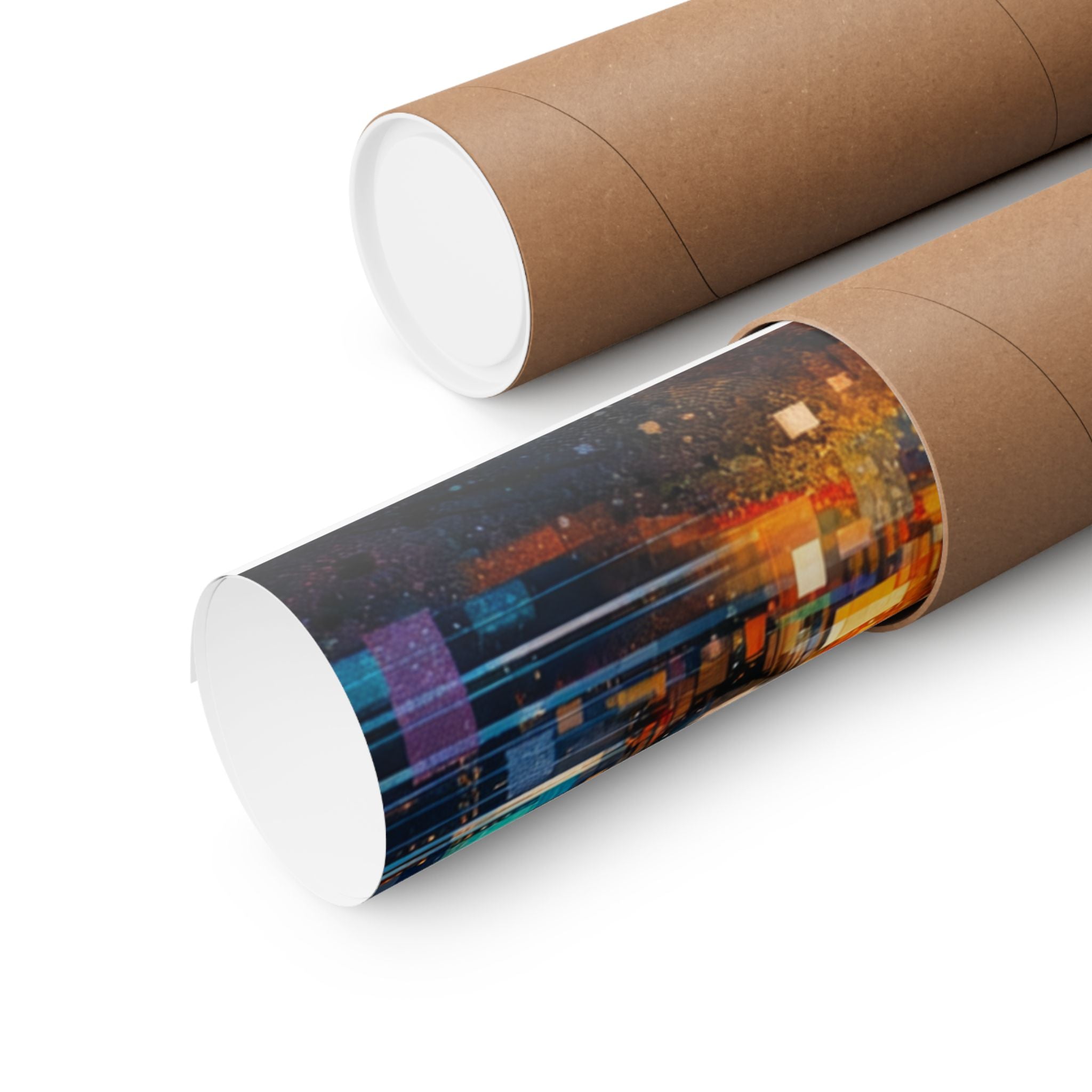 Collage Art Poster — Pop Culture & Classical Montage Matte Vertical Print