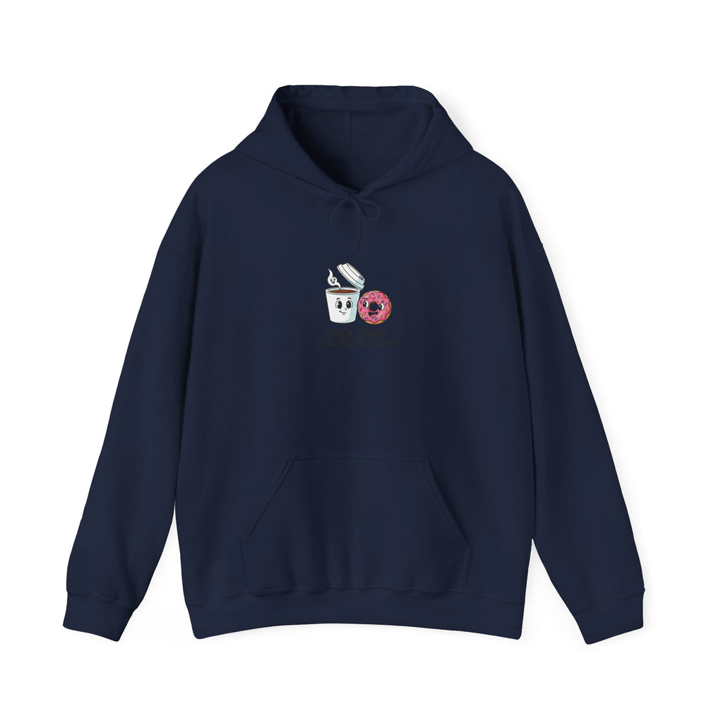 Snack Attack Office Humor Hoodie | meeting memes, coffee fuel