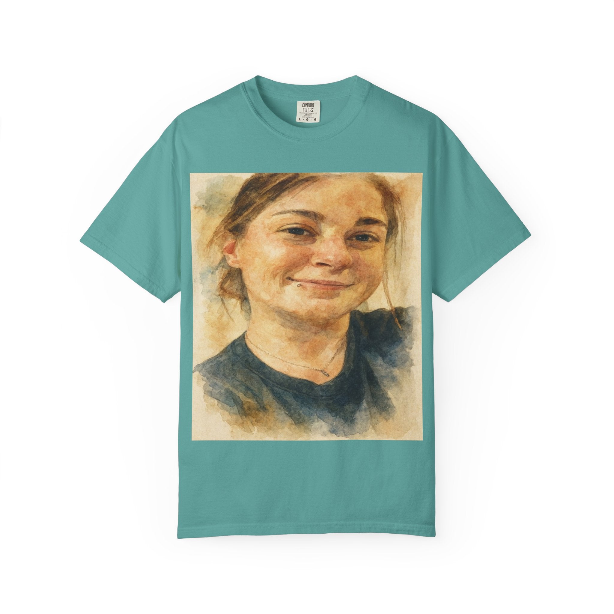 Contemplative Portrait in Watercolor