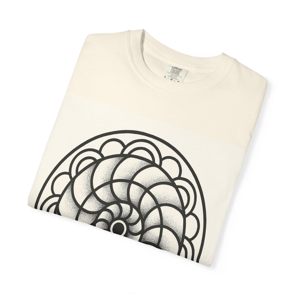 Intricate Black and White Mandala Design