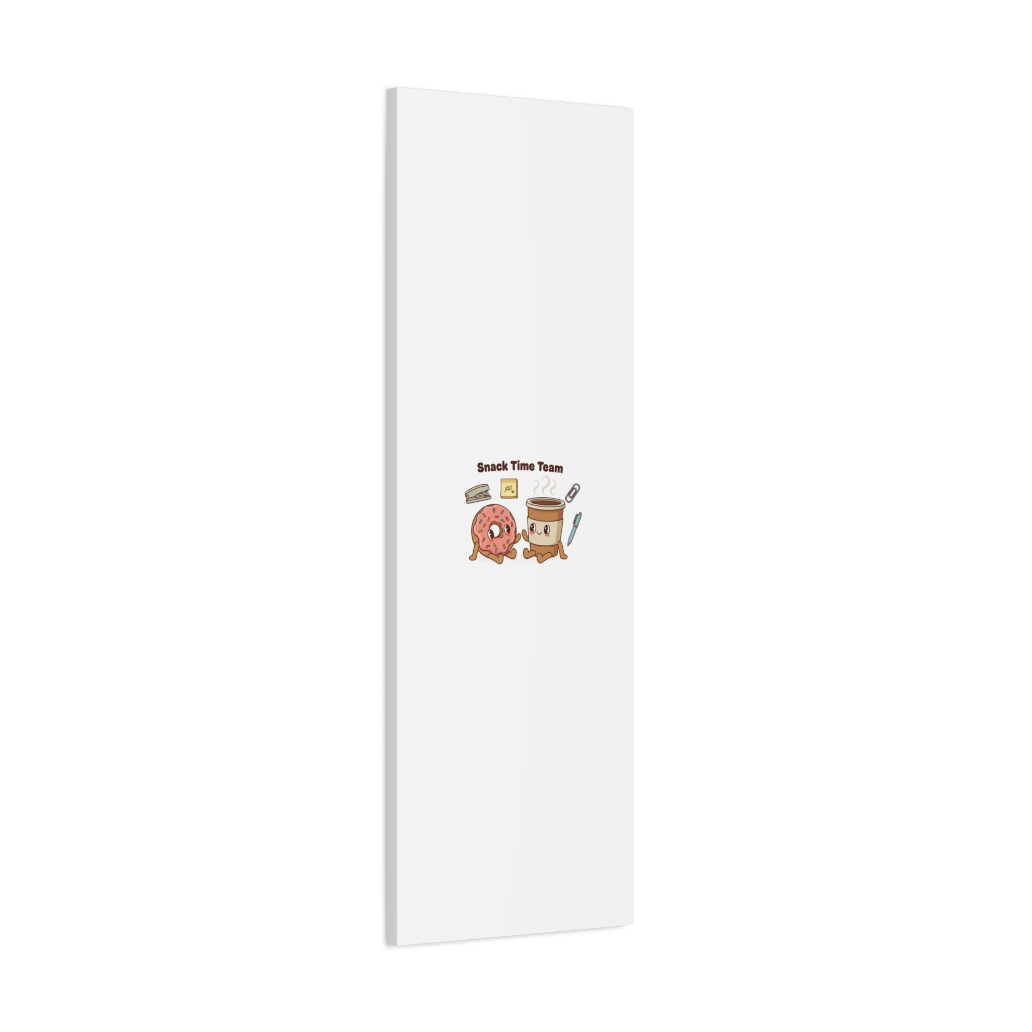 Snack Time Team Canvas | office humor, coffee fuel