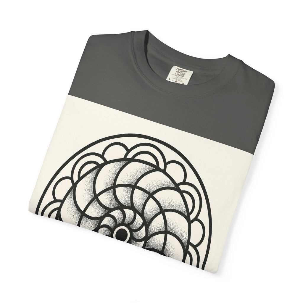 Intricate Black and White Mandala Design