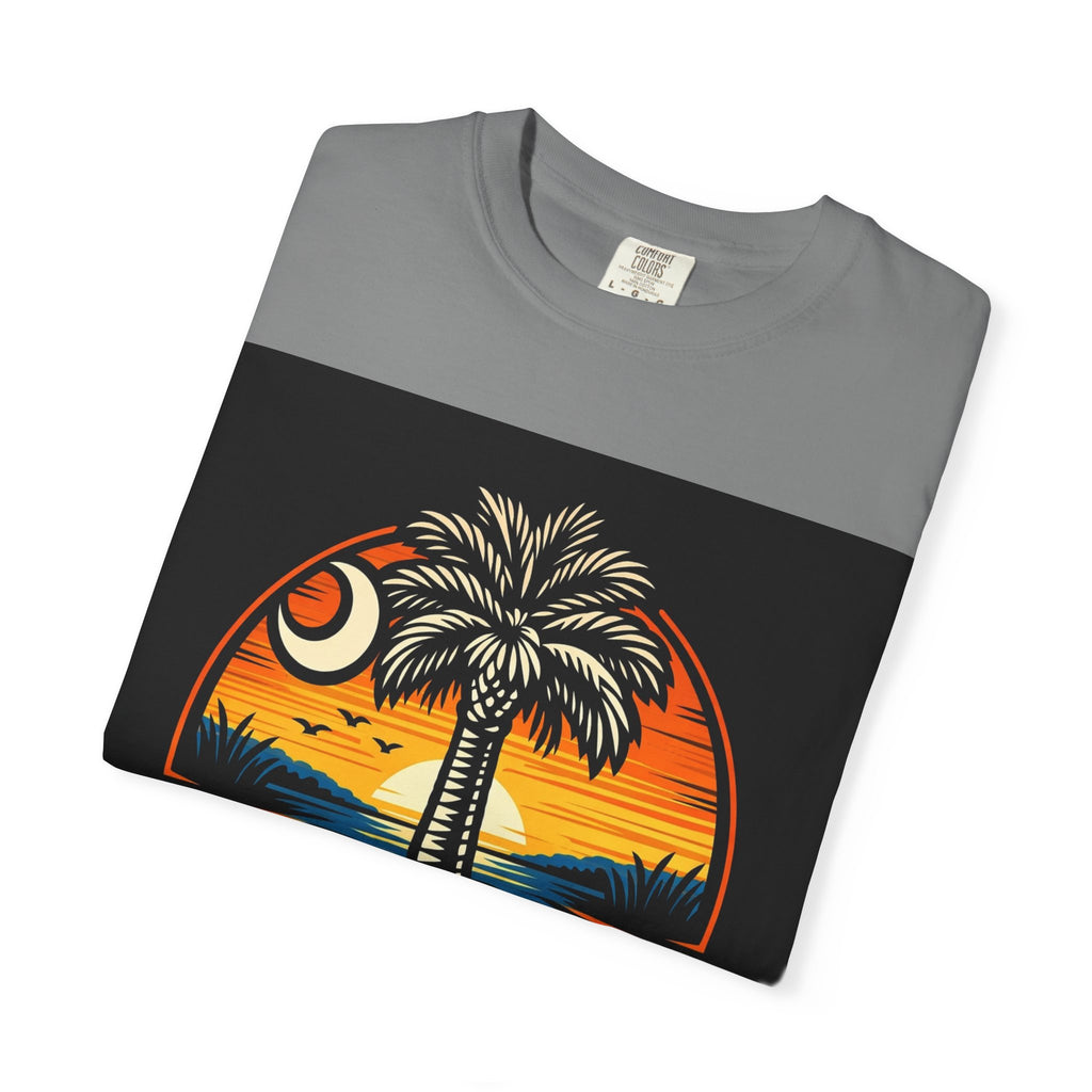 Tropical Sunset Palm