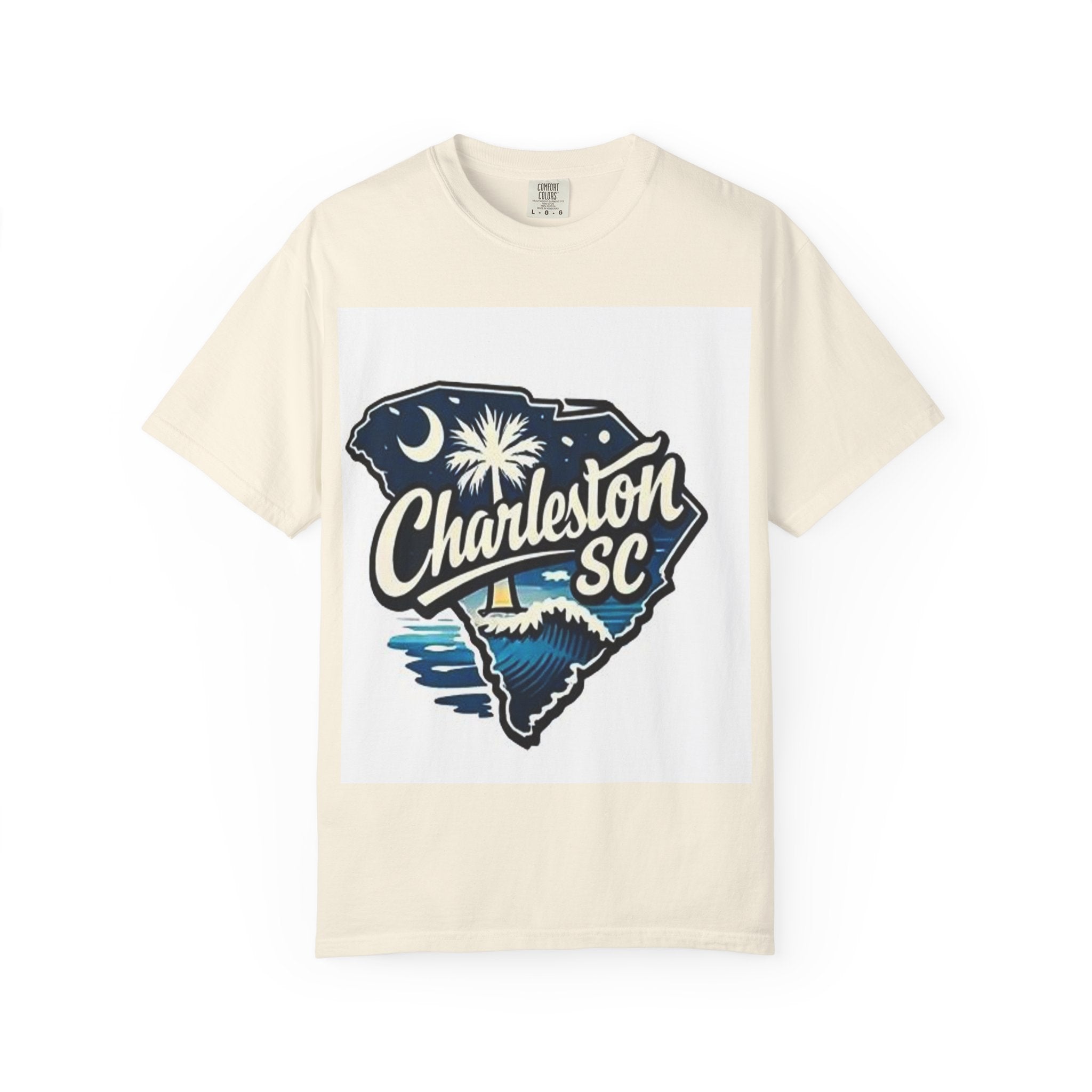 Charleston SC State Outline Logo