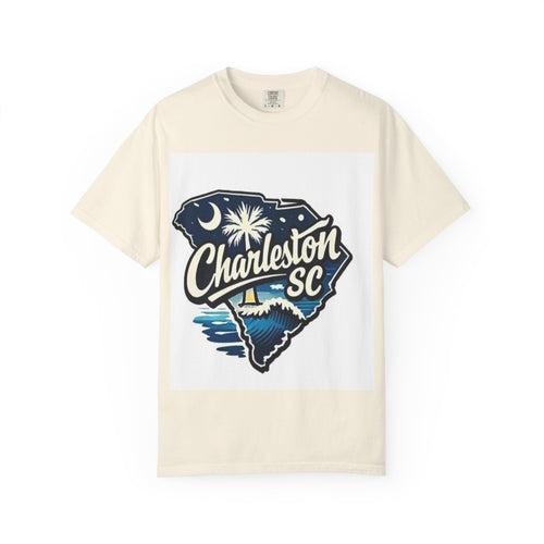 Charleston SC State Outline Logo