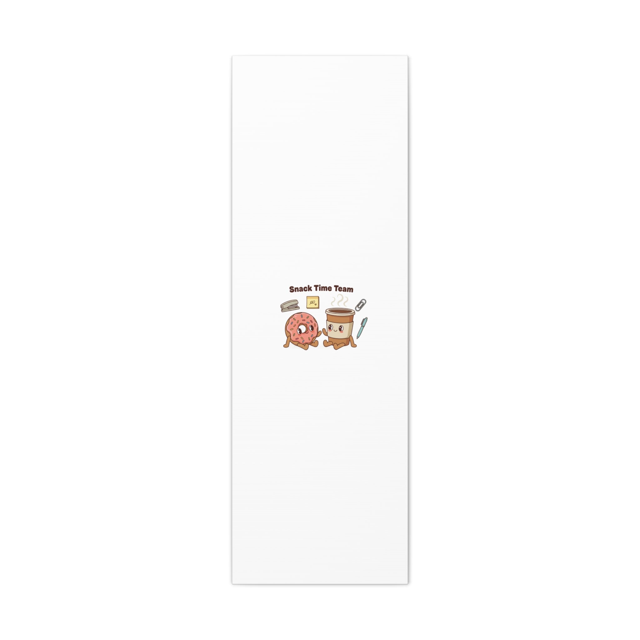 Snack Time Team Canvas | office humor, coffee fuel