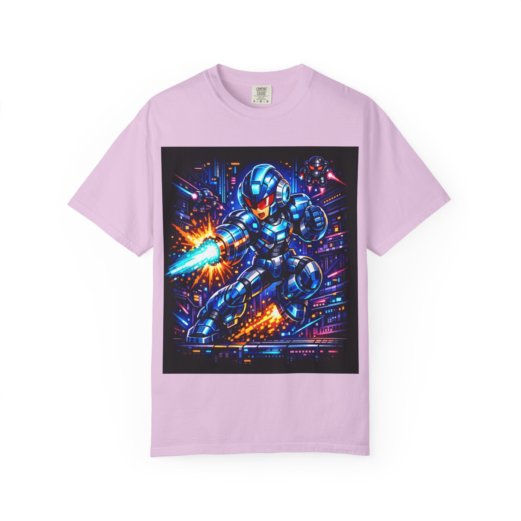 Neon Cyberpunk Robot Battle