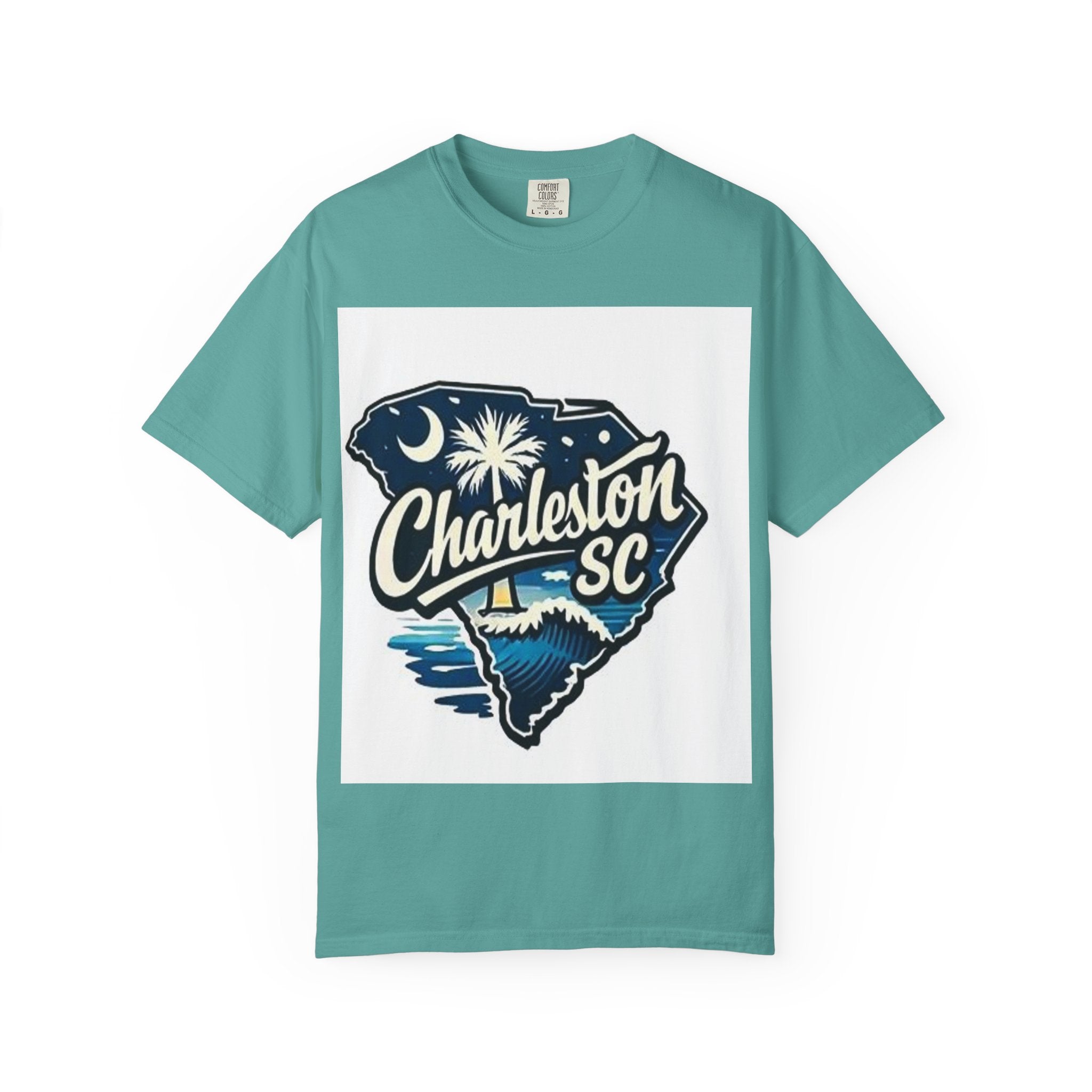 Charleston SC State Outline Logo