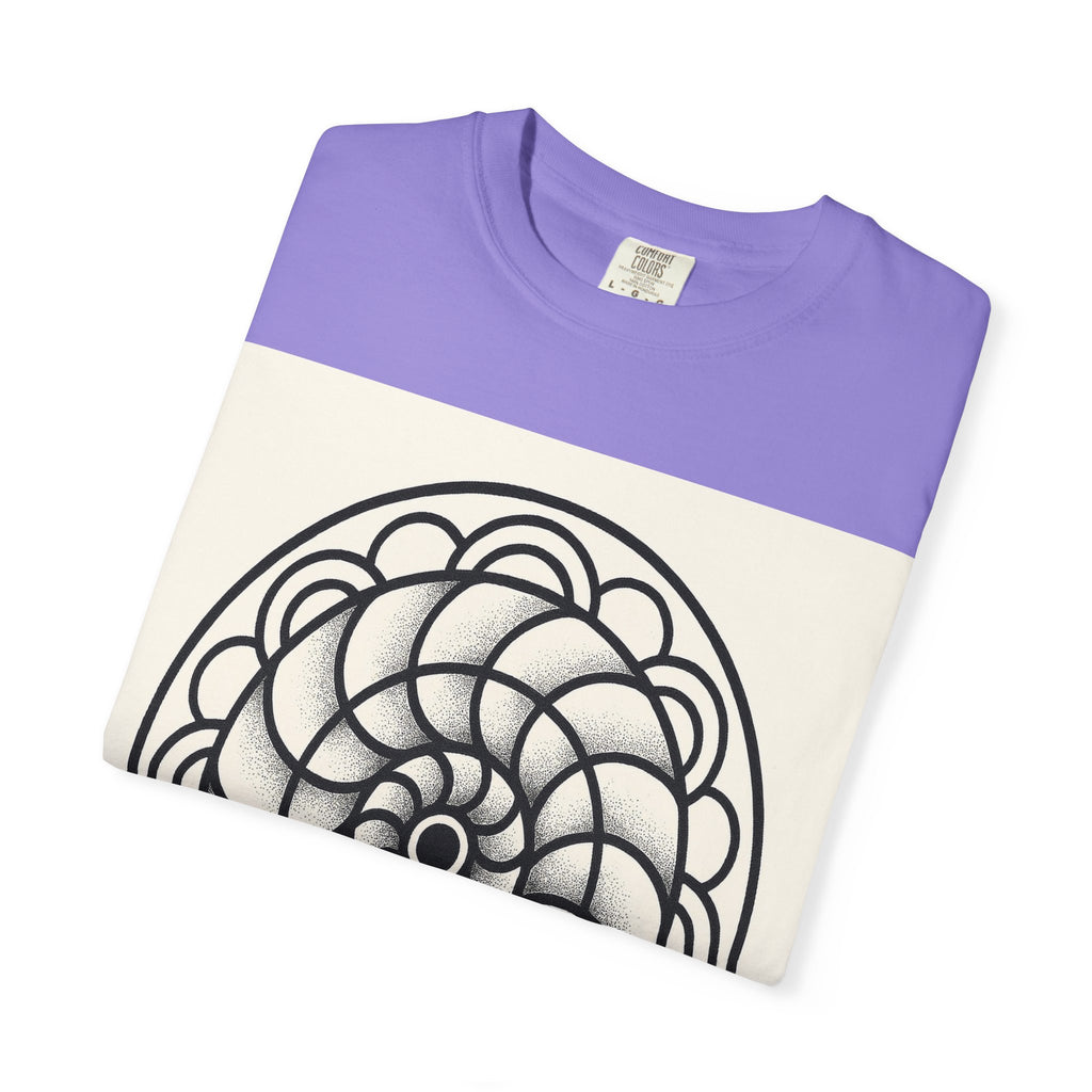 Intricate Black and White Mandala Design