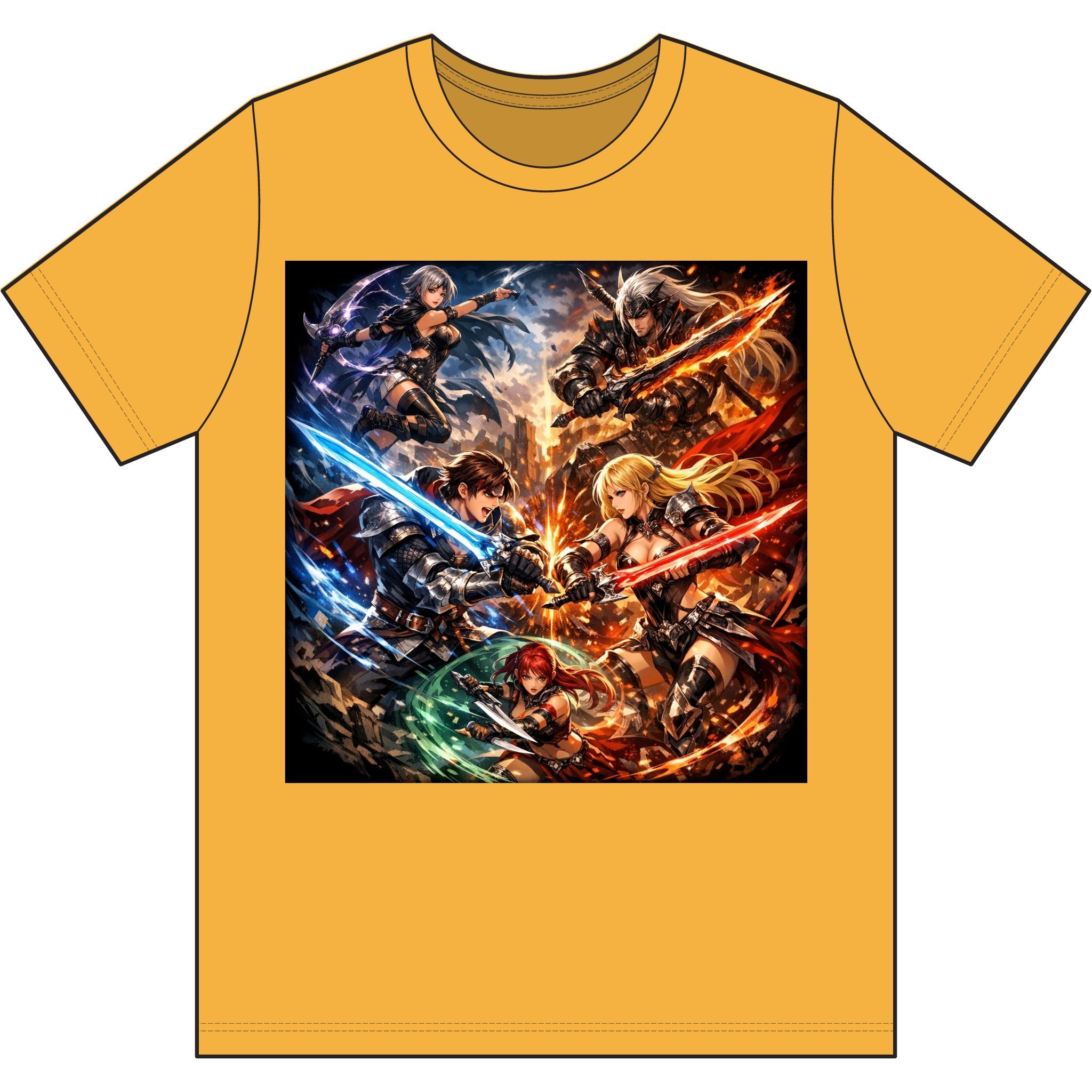 Clash of the Five Warriors