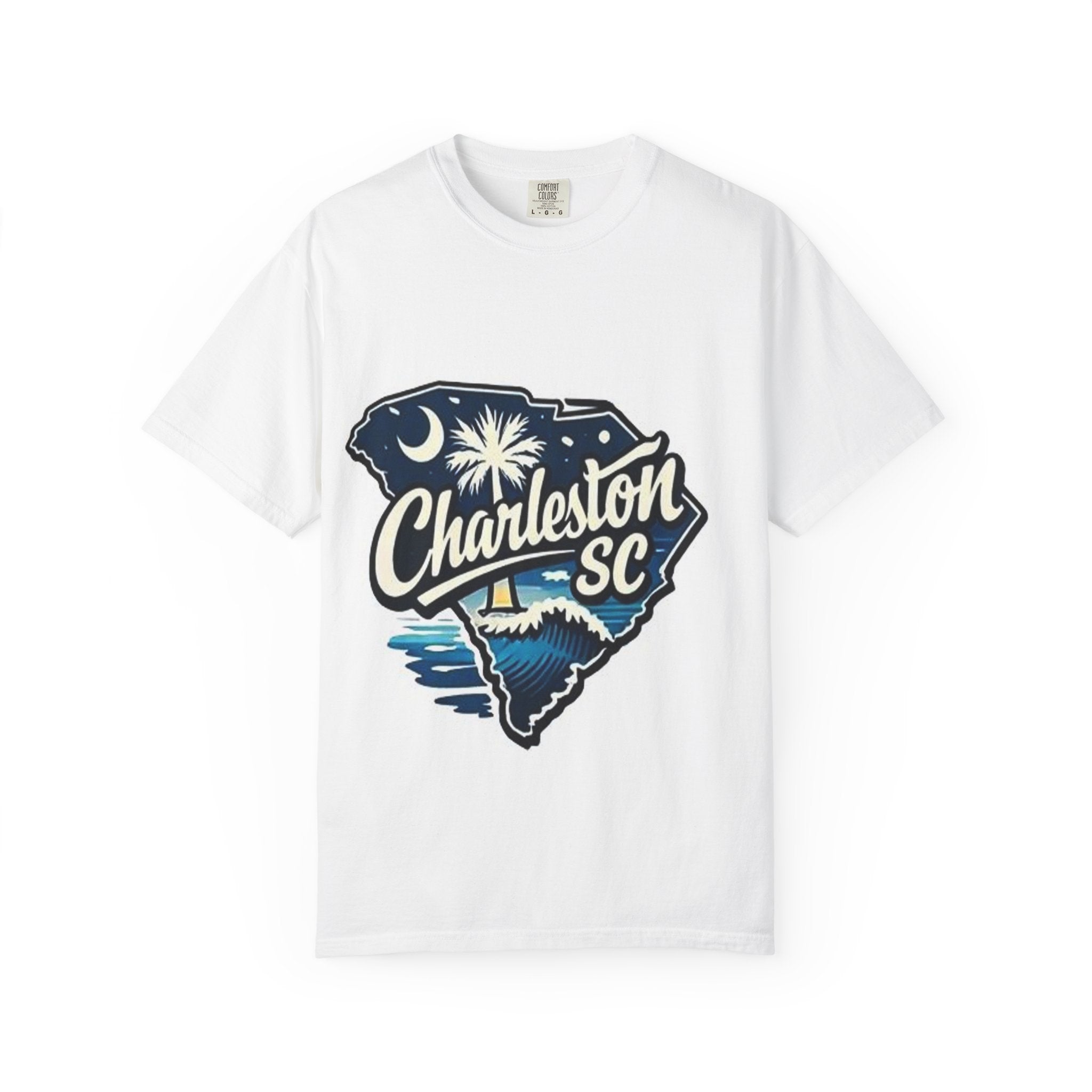 Charleston SC State Outline Logo
