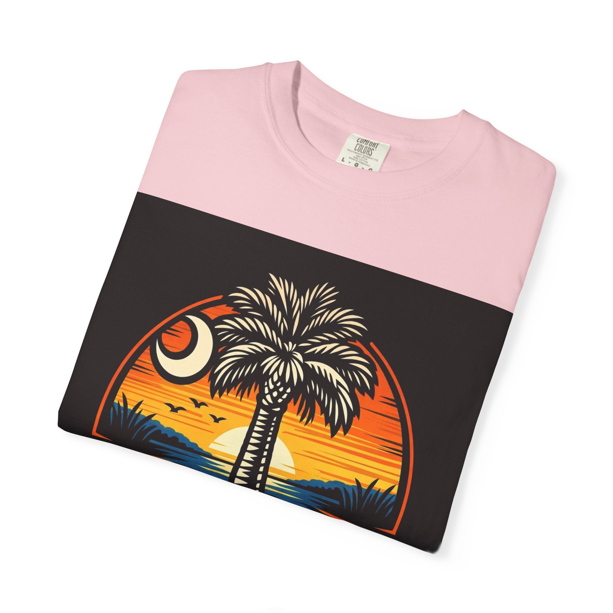 Tropical Sunset Palm