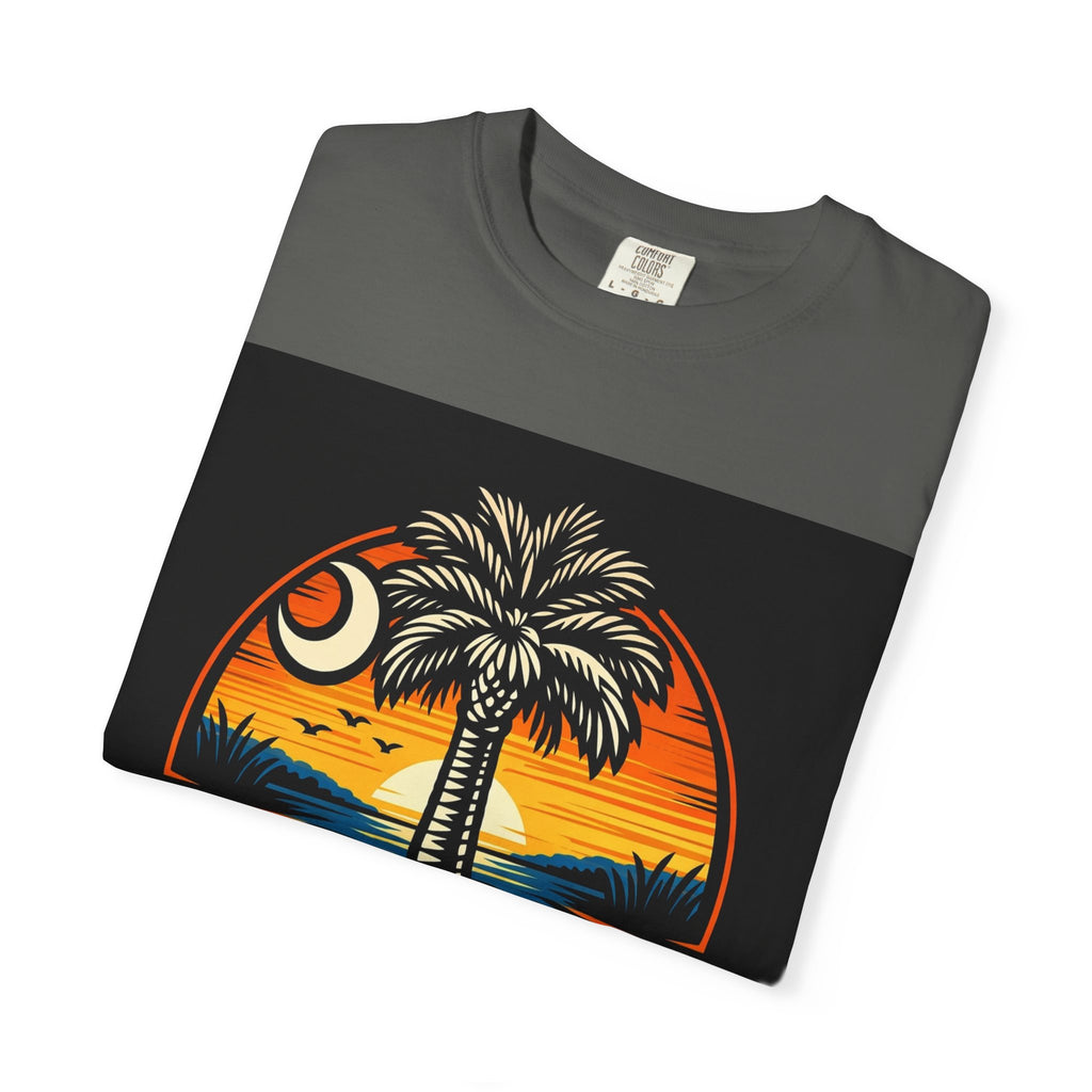 Tropical Sunset Palm