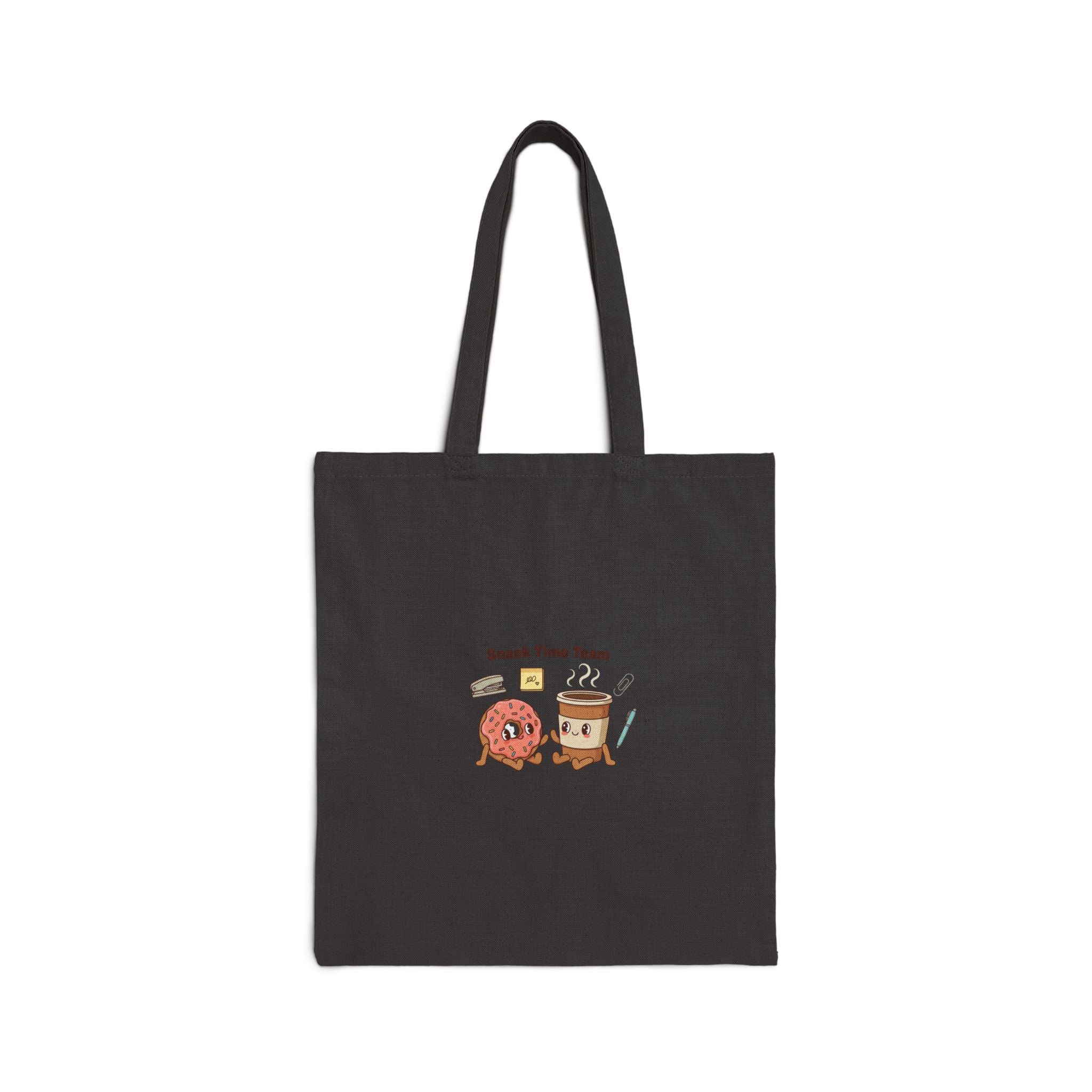 Snack Time Team Tote | office humor, coffee fuel