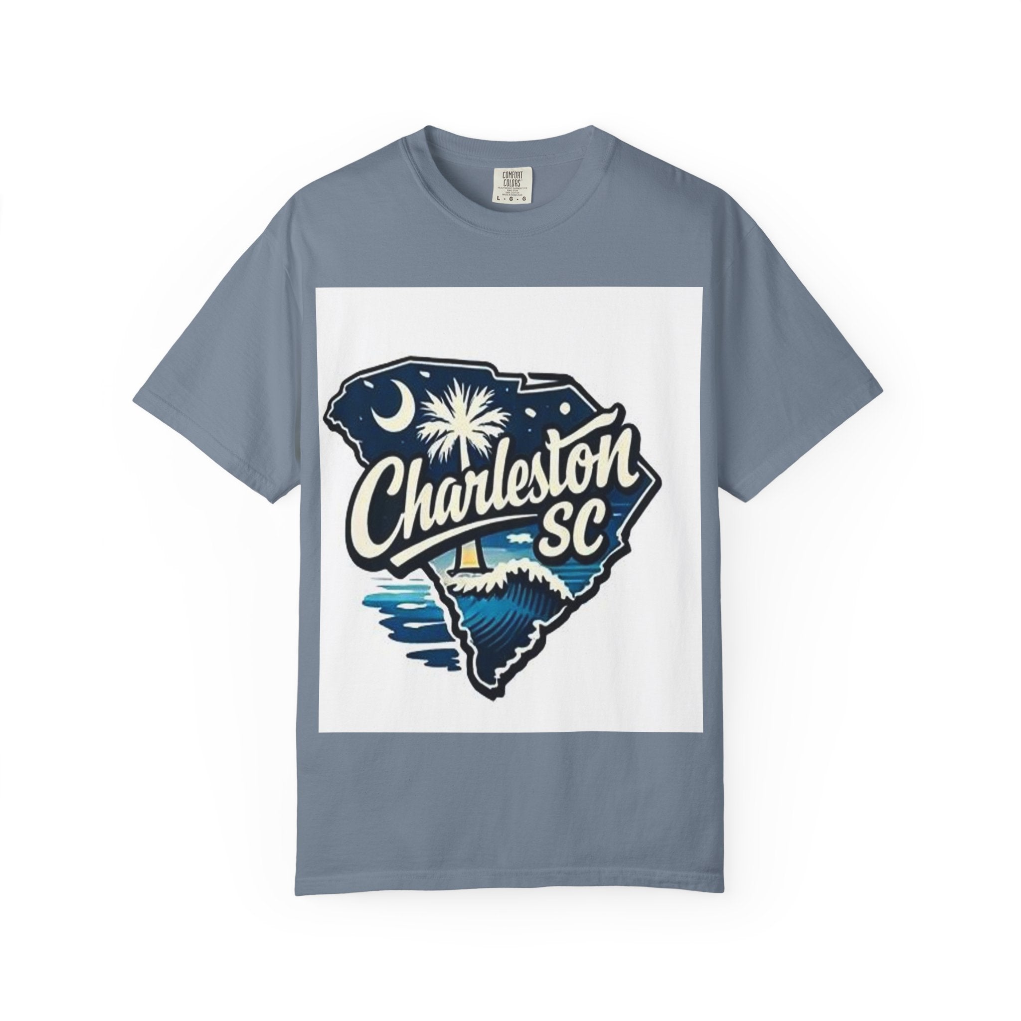 Charleston SC State Outline Logo