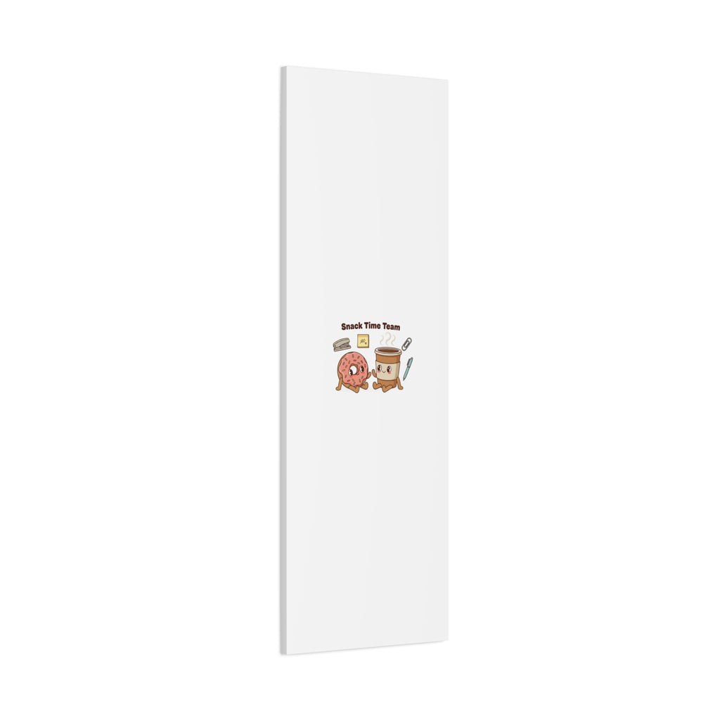 Snack Time Team Canvas | office humor, coffee fuel