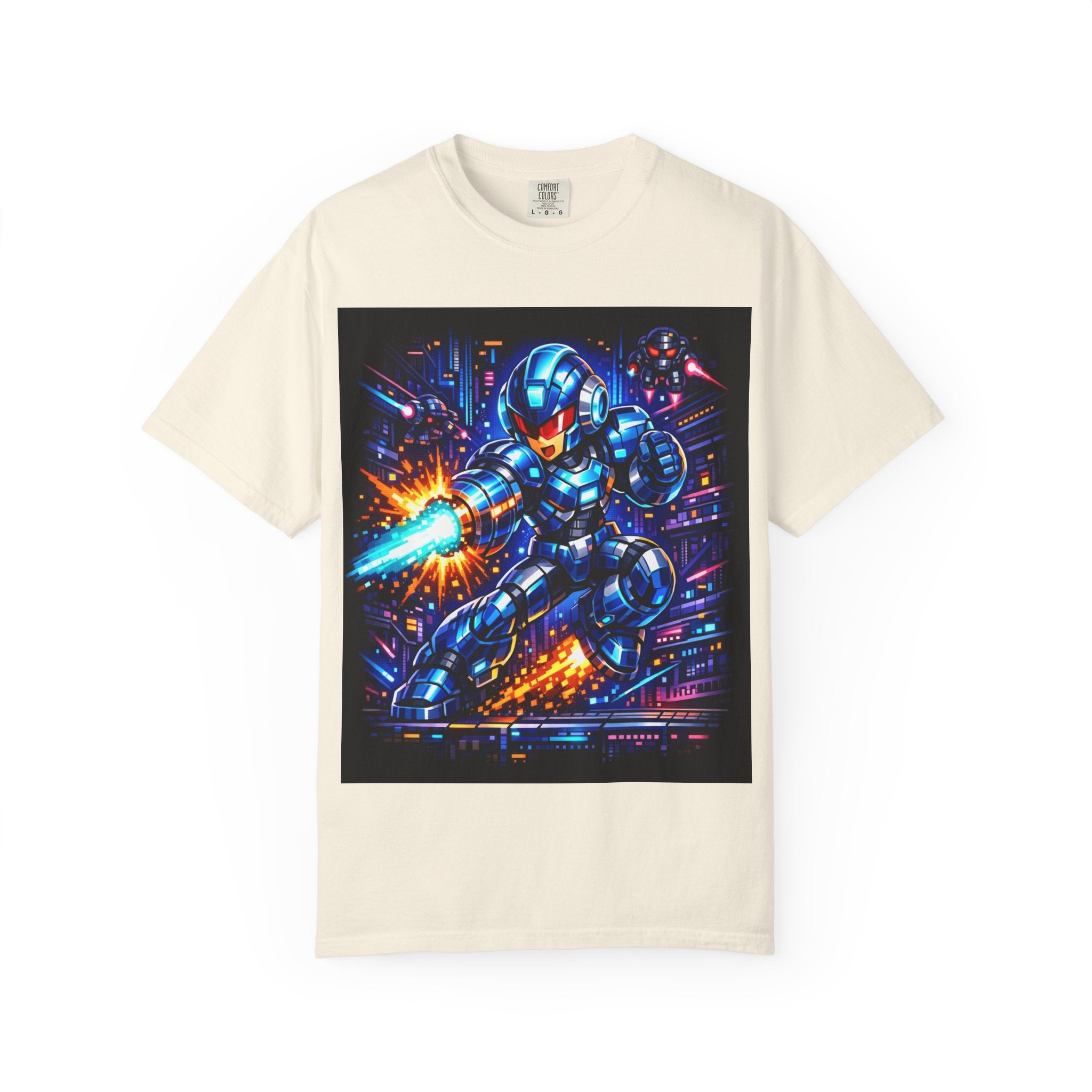 Neon Cyberpunk Robot Battle