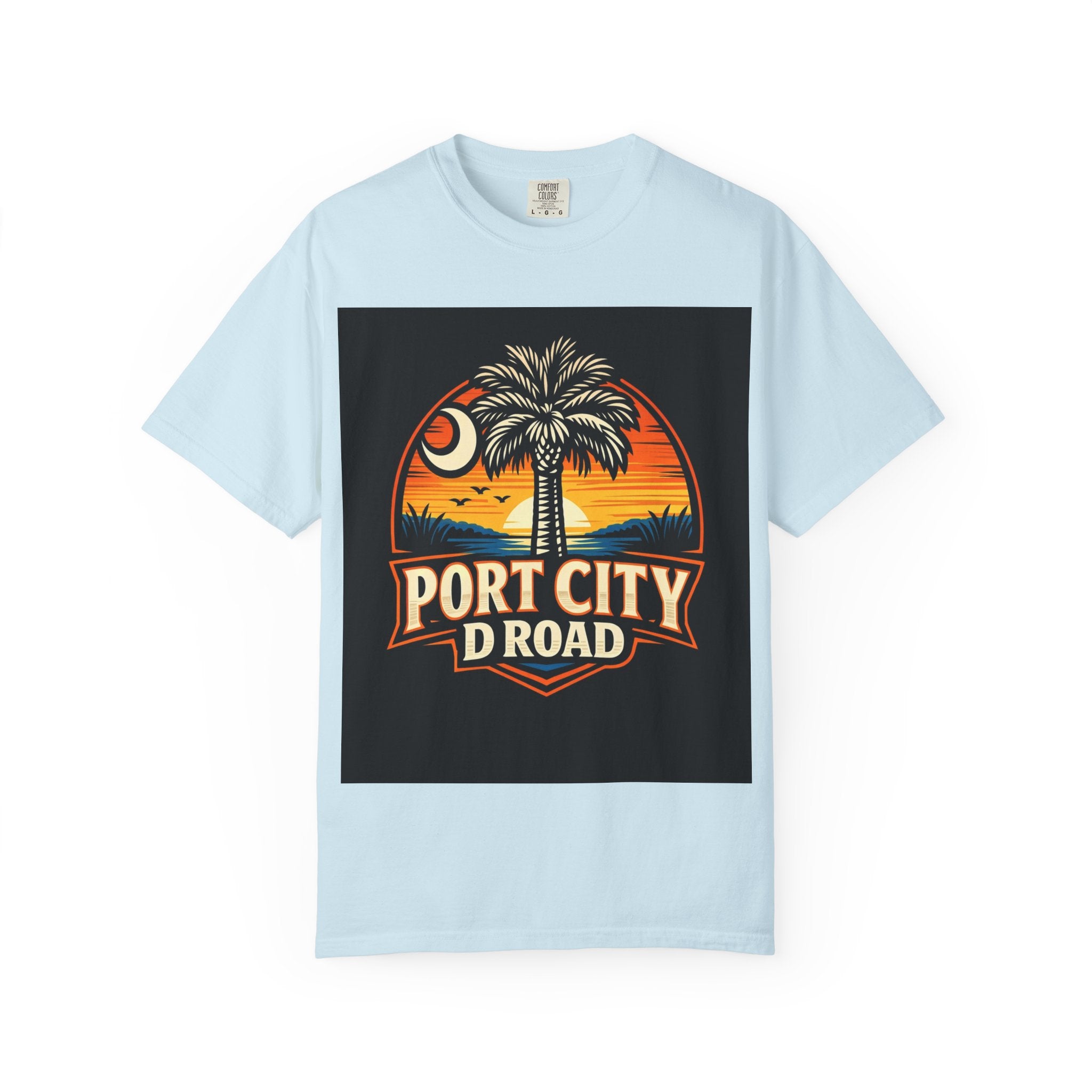 Tropical Sunset Palm