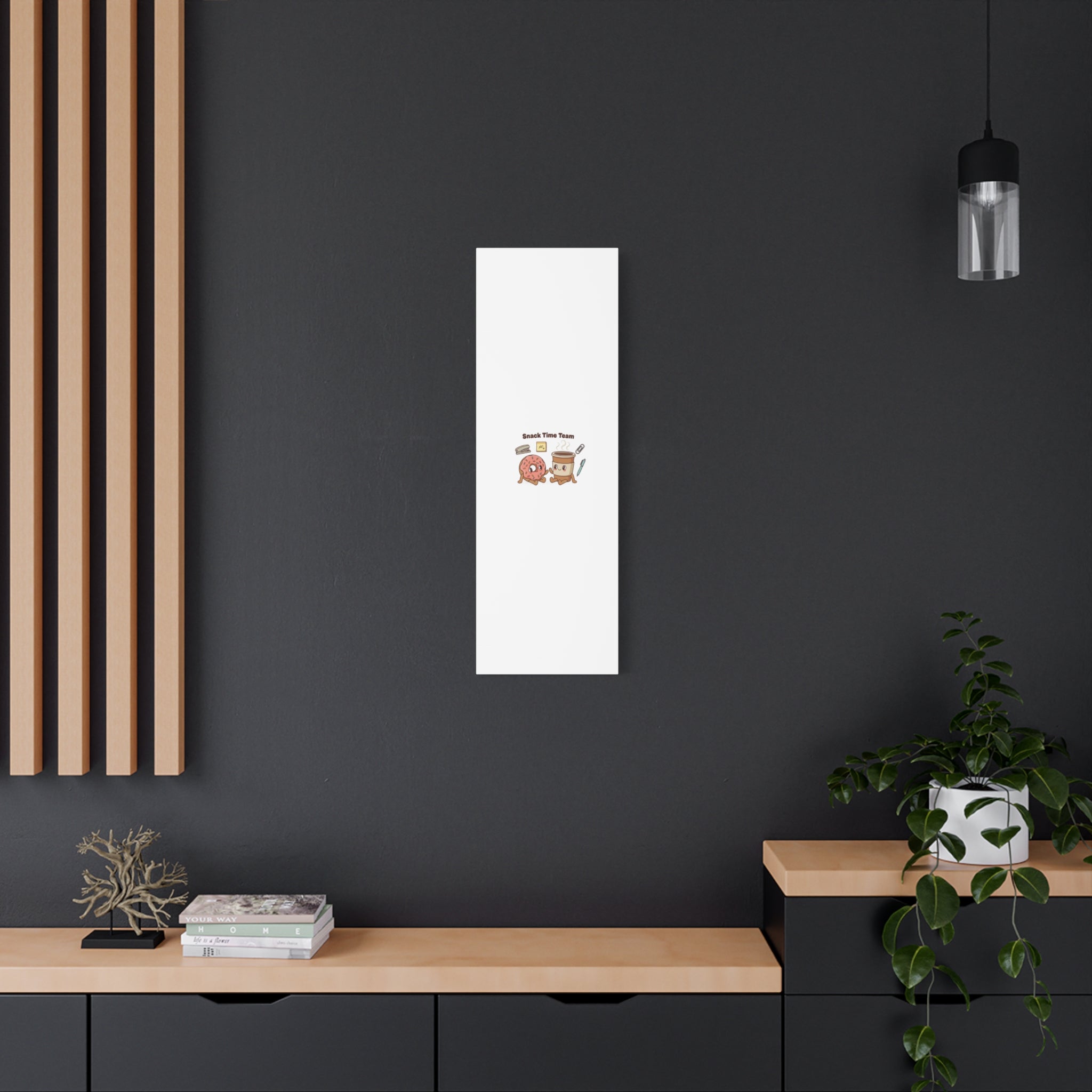 Snack Time Team Canvas | office humor, coffee fuel