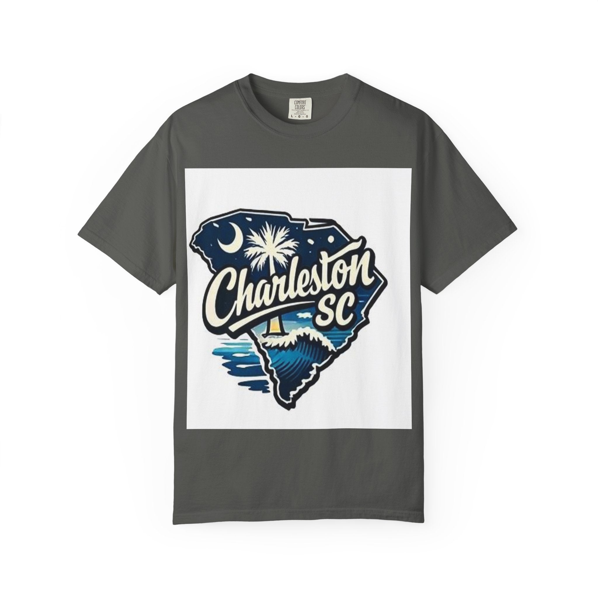 Charleston SC State Outline Logo