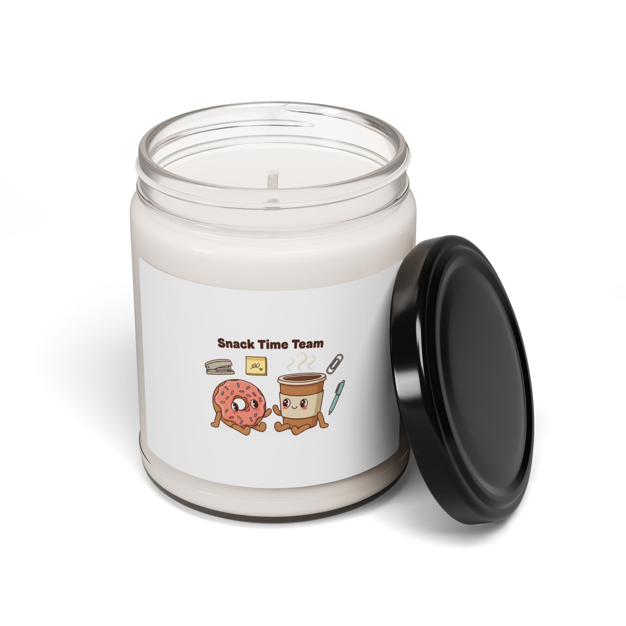 Snack Time Team Candle | Office Humor, Coffee Fuel soy candle