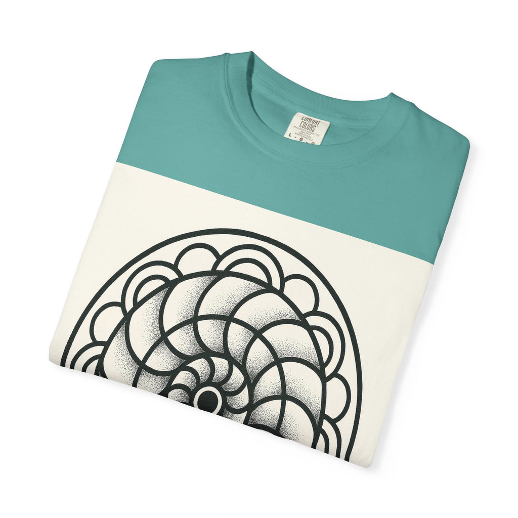 Intricate Black and White Mandala Design