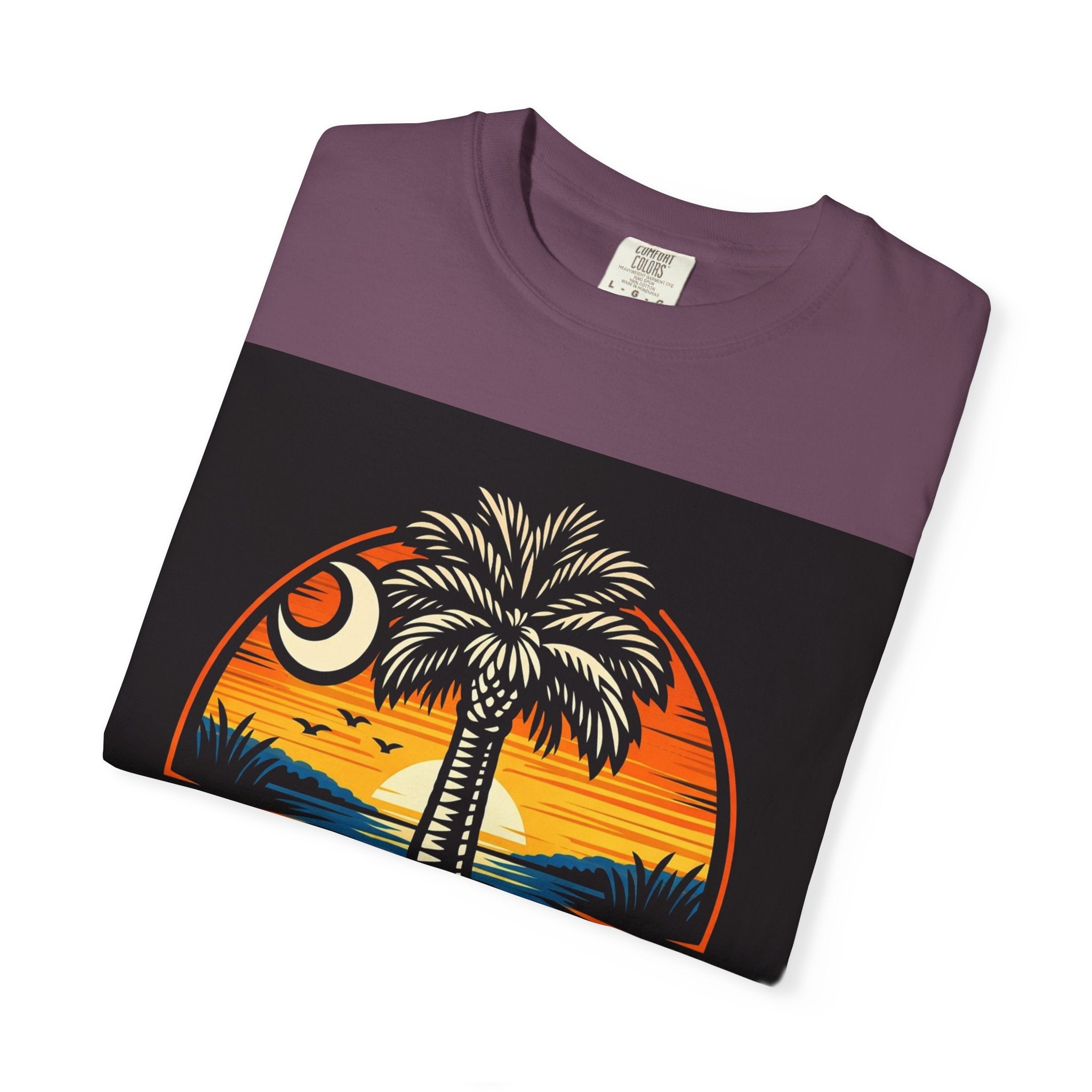 Tropical Sunset Palm