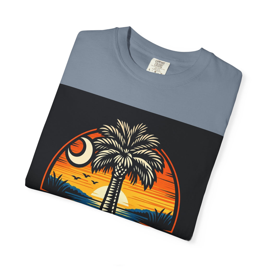 Tropical Sunset Palm