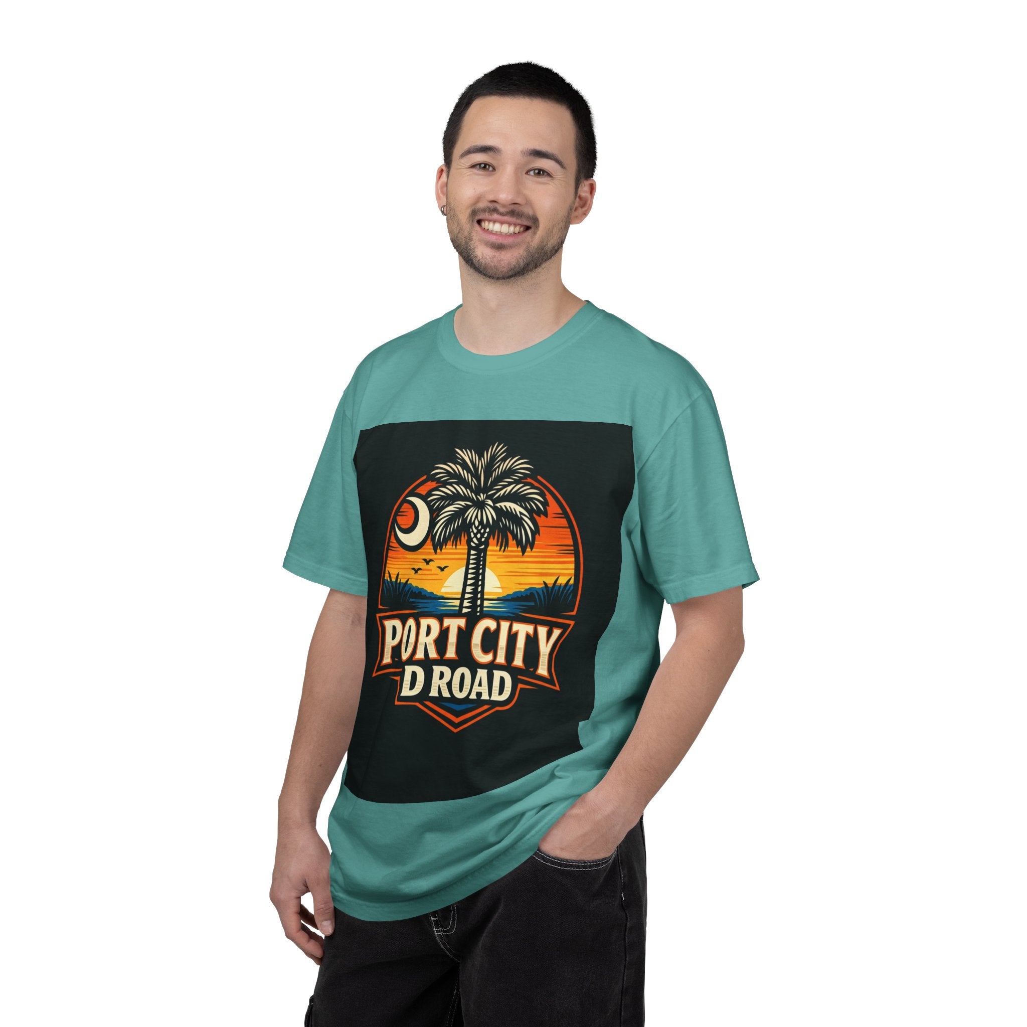 Tropical Sunset Palm