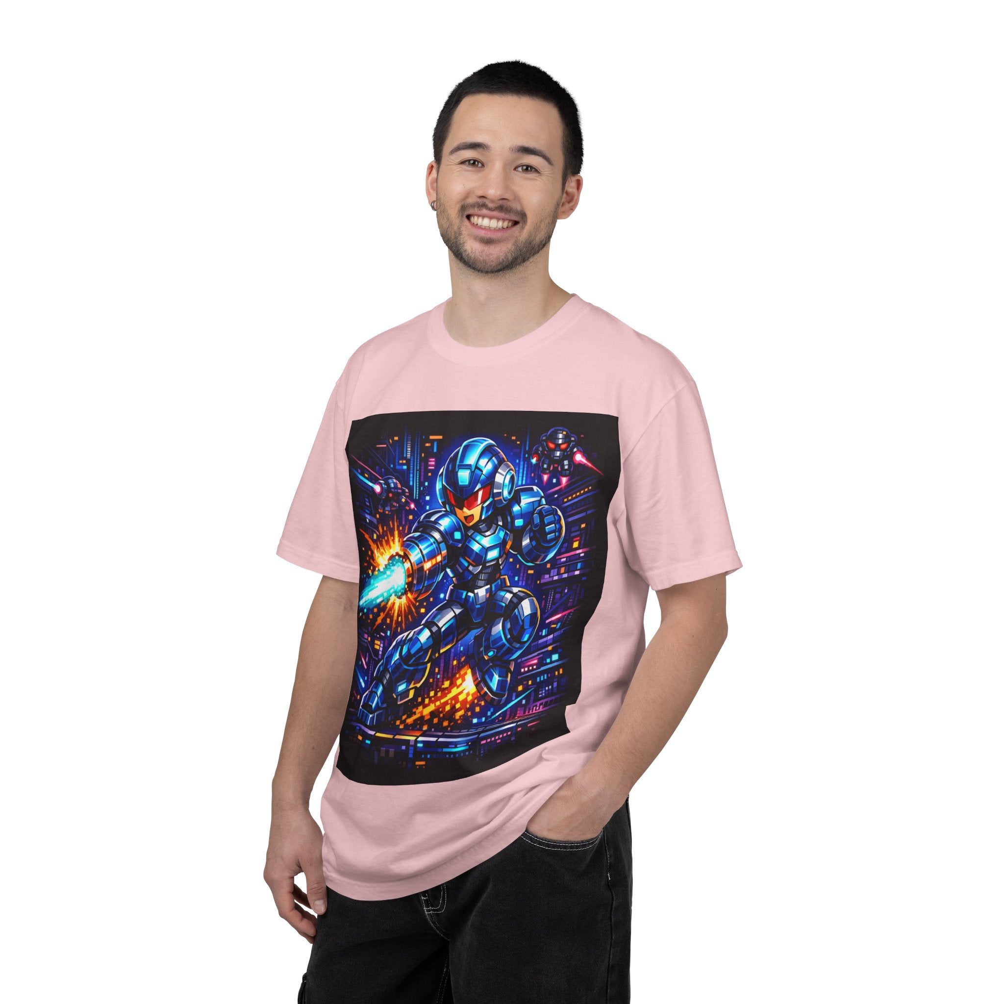 Neon Cyberpunk Robot Battle