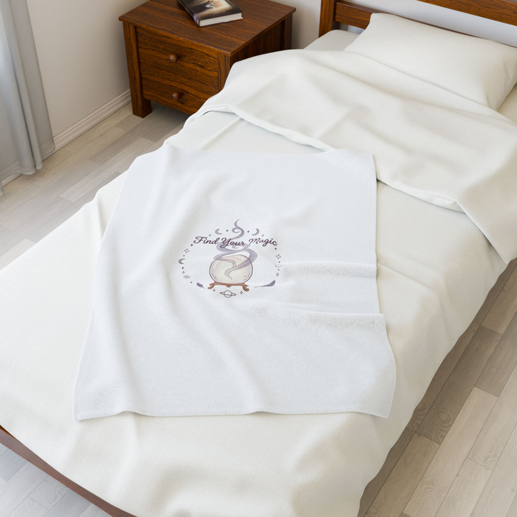 Find Your Magic Cauldron Blanket | witchcore, moon phase, mystic