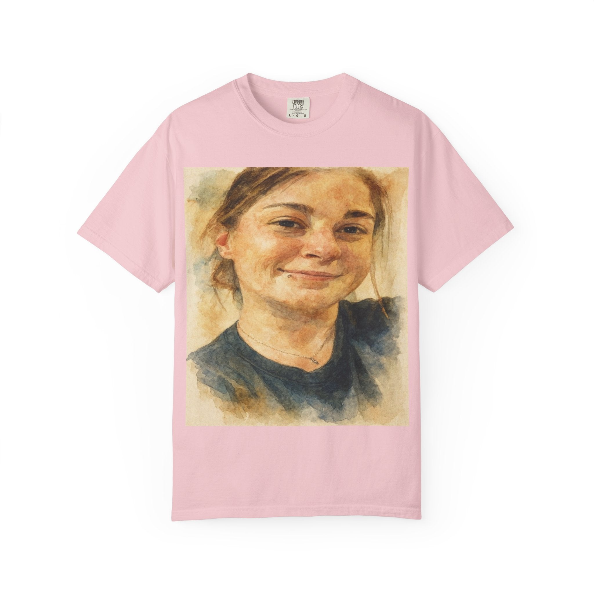 Contemplative Portrait in Watercolor