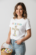 He is Risen T-Shirt Female Mockup